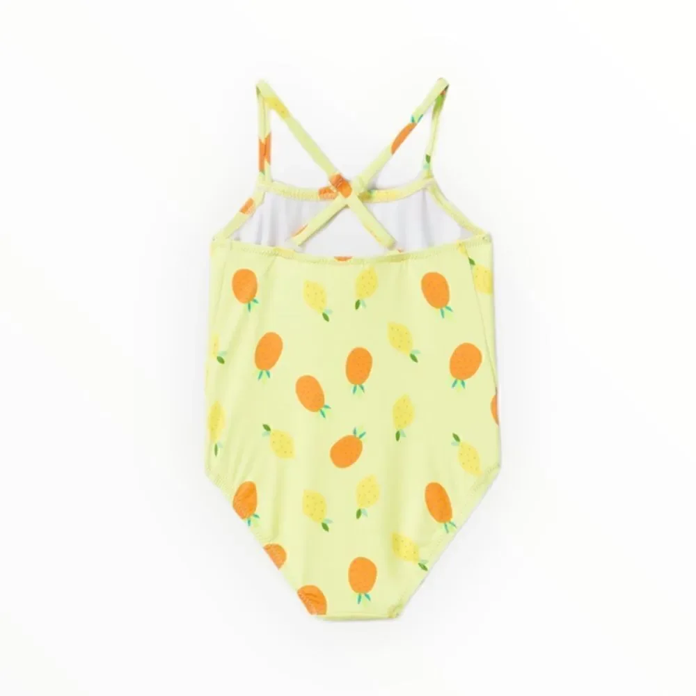 ZARA Kids | Yellow | FRUIT SWIMSUIT